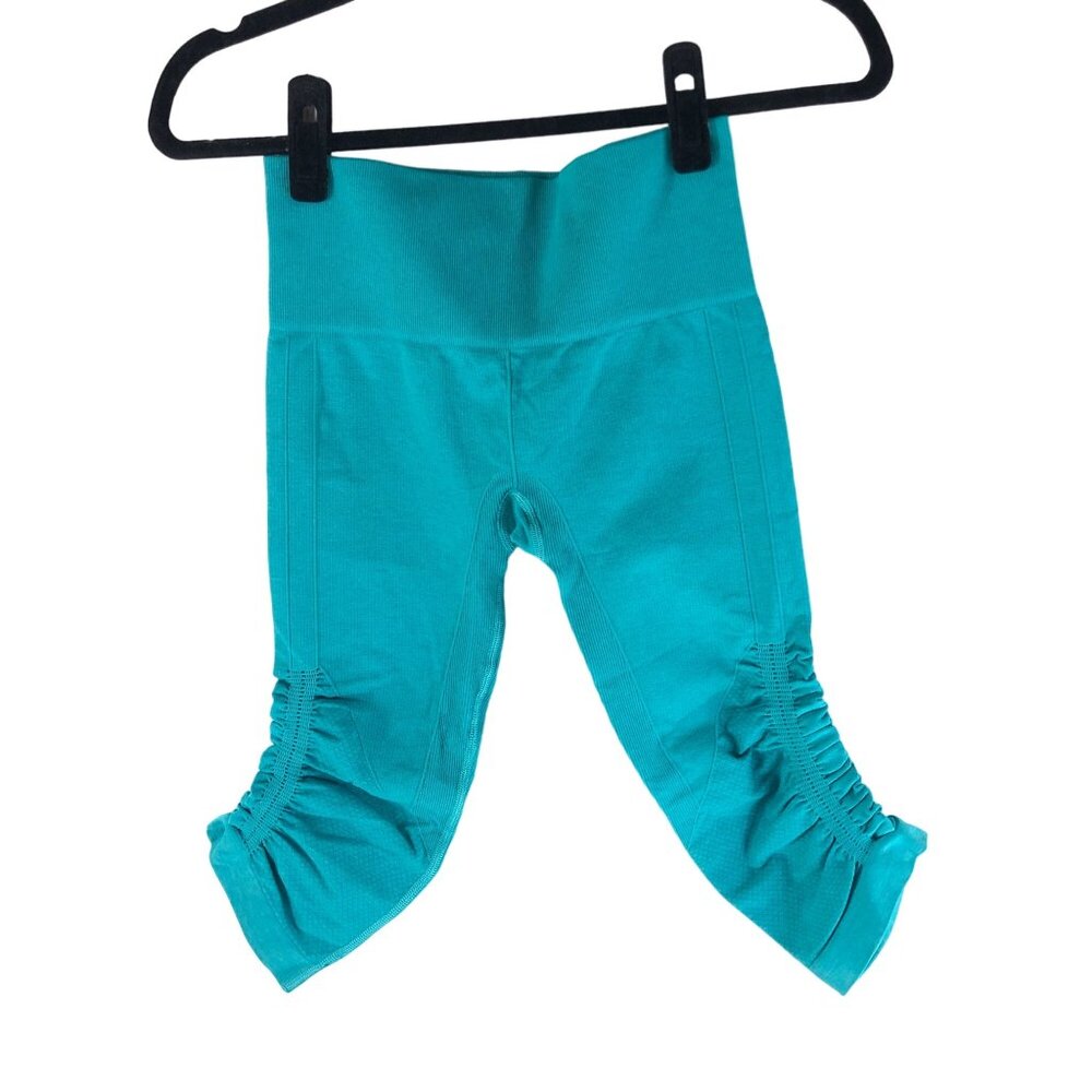 Lululemon Womens In the Flow Leggings Aqua Blue 4